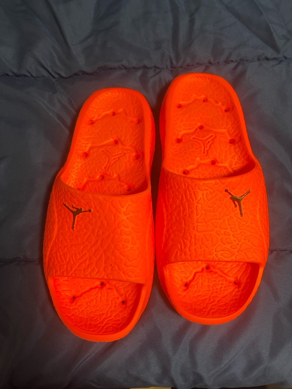Jordan Bright Orange, Slide Sandals size-(9m)